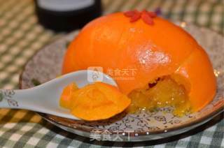 糖水南瓜的做法步骤：5