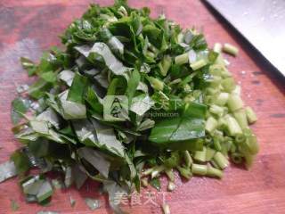 鸡蛋空心菜炒饭的做法步骤：3