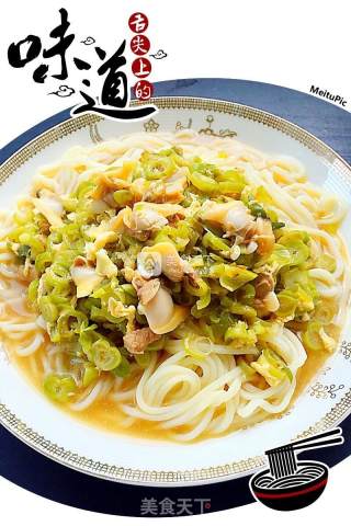 芸豆蚬子打卤面的做法步骤：11