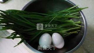 韭菜鸡蛋煎卷的做法步骤：2