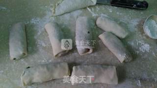 韭菜鸡蛋煎卷的做法步骤：15