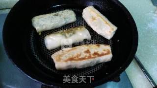 韭菜鸡蛋煎卷的做法步骤：16