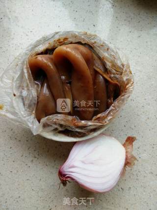 豆酱鱿鱼的做法步骤：3