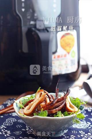 豆酱鱿鱼的做法步骤：6