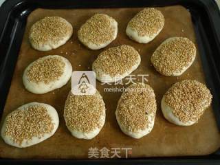 椒盐芝麻饼的做法步骤：14