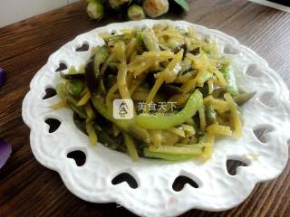 茄丝炒土豆丝的做法步骤：10