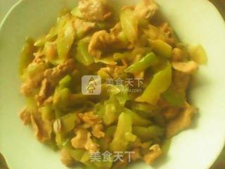 苦瓜炒肉的做法步骤：5