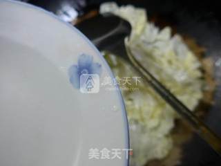 橄榄菜炒包心菜的做法步骤：3