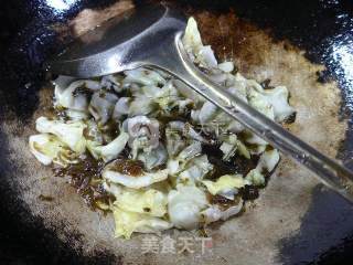 橄榄菜炒包心菜的做法步骤：8
