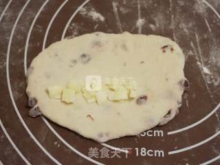 蔓越莓白巧克力贝果的做法步骤：3