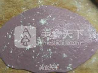 紫薯银丝卷的做法步骤：8