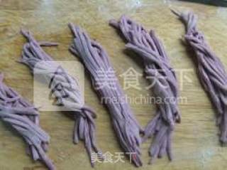 紫薯银丝卷的做法步骤：10