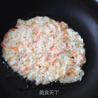 剩饭煎饼的做法步骤：4