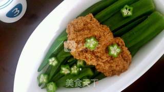 麻酱秋葵的做法步骤：7