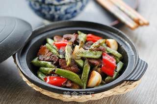 干锅四季豆的做法步骤：9