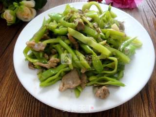 豆角丝炒肉的做法步骤：9