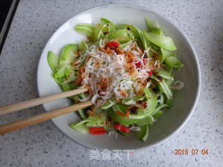 清爽凉拌茭瓜的做法步骤：3