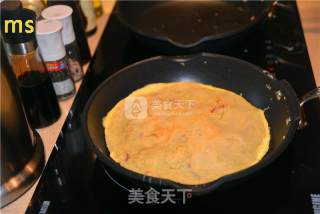 【屌丝逆袭】曼思教你做超级简单的【煎饼虾】的做法步骤：7