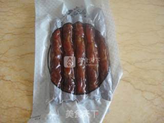 腊肠炒三丁的做法步骤：1