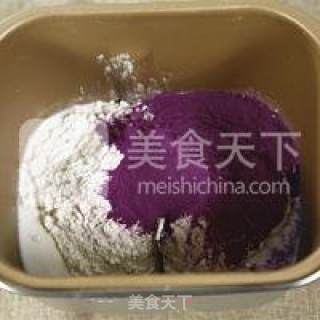 面包机做面包的方法（一键式紫薯面包的做法）的做法步骤：3