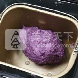 面包机做面包的方法（一键式紫薯面包的做法）的做法步骤：4
