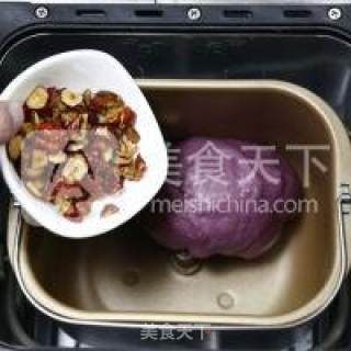 面包机做面包的方法（一键式紫薯面包的做法）的做法步骤：5