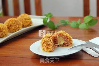 芝士烤饭团的做法步骤：12