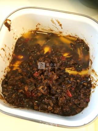 茄子肉末干拌面（2人份）的做法步骤：3