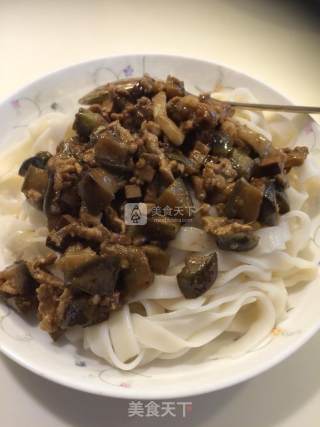 茄子肉末干拌面（2人份）的做法步骤：14