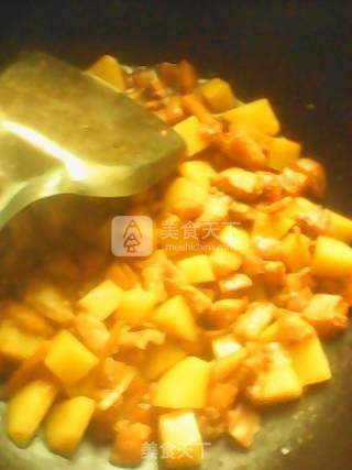 杂粮土豆鸡肉饭的做法步骤：7