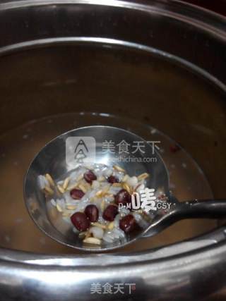 祛湿吧【红豆薏米燕麦粥】的做法步骤：3