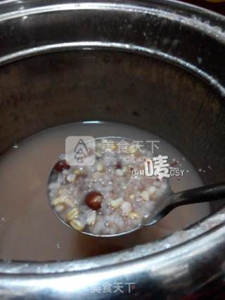 祛湿吧【红豆薏米燕麦粥】的做法步骤：4