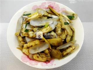 葱香海蛏的做法步骤：6