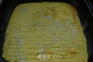 冬菜肉末糯米蛋卷的做法步骤：5