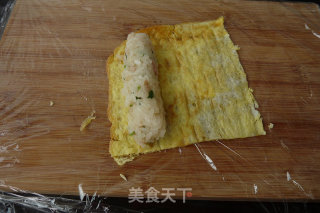 冬菜肉末糯米蛋卷的做法步骤：6