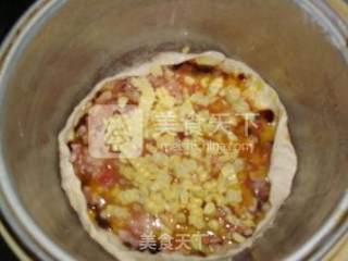 电饭锅版Ricos芝士酱什锦披萨的做法步骤：3