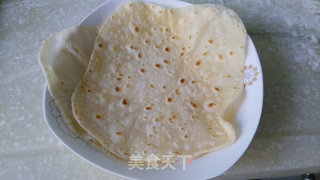 合饼卷菜的做法步骤：16