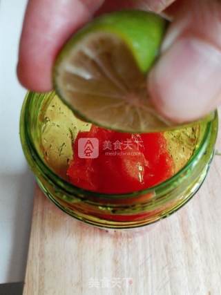 西瓜青柠莫吉托的做法步骤：5
