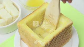 蜂蜜厚多士的做法步骤：3