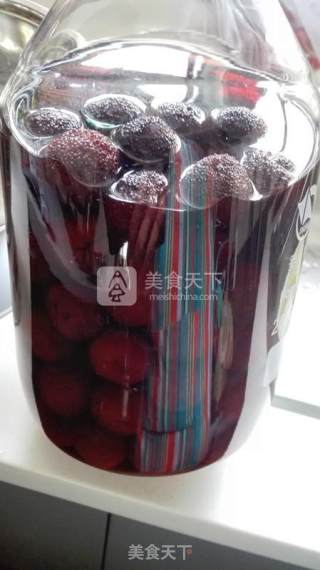 杨梅酒冻的做法步骤：1
