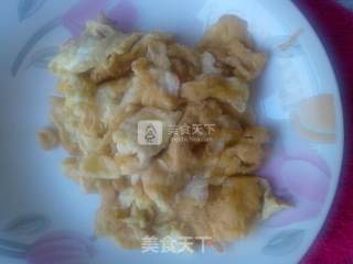 蒜薹炒肉+鸡蛋的做法步骤：2