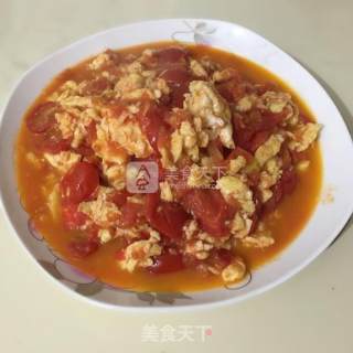 番茄炒蛋的做法步骤：12
