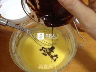 巧克力戚风蛋糕的做法步骤：8