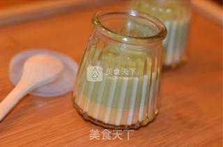 抹茶黄桃布丁的做法步骤：4