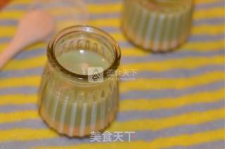 抹茶黄桃布丁的做法步骤：5