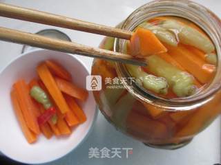 开胃小咸菜---酸辣泡菜的做法步骤：5