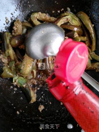 肉末蚝油手撕茄子的做法步骤：7
