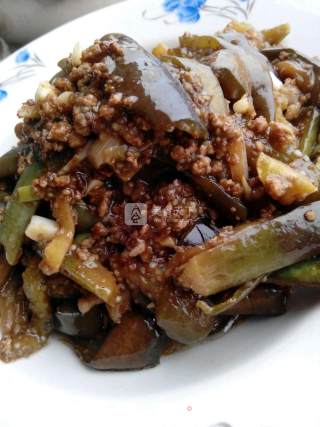 肉末蚝油手撕茄子的做法步骤：11