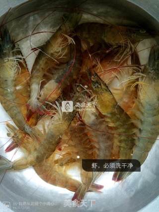 泰式咖喱虾的做法步骤：1
