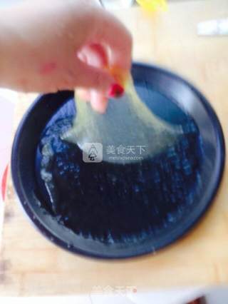 马蹄粉拉皮糕的做法步骤：11